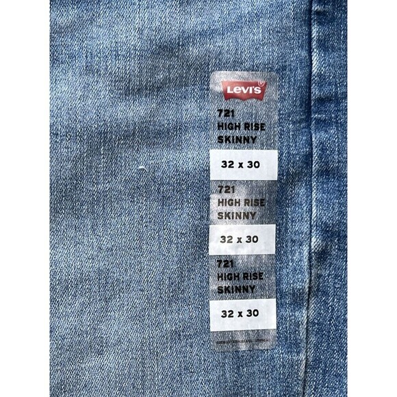 Levi's Women's 721 High Rise Skinny Leg Factory Distressed Stretch Jeans… - Picture 5 of 13